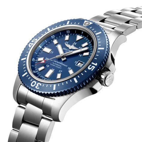 breitling superocean light blue|breitling superocean 44 blue version.